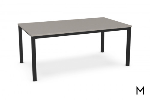 Bennington Dining Table with Concrete Gray Top