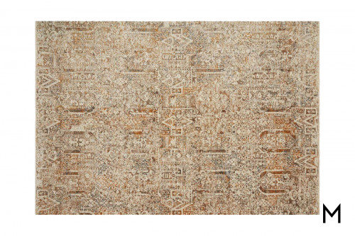 Laurel Orange 3' x 8' runner rug