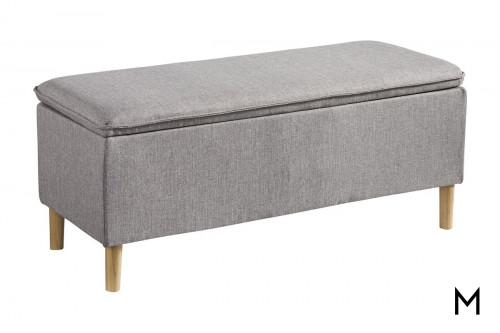 Accent Storage Bench with Padded Top