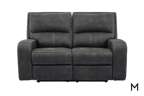 M Collection Jeremiah Power Reclining Loveseat