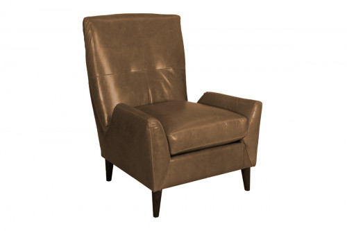 Jasper Wing Back Leather Chair