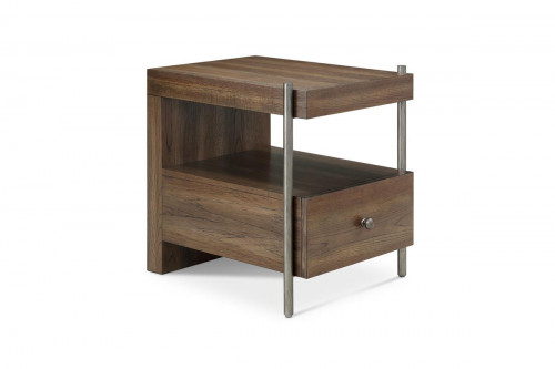 Brodie Rectangular End Table with One Drawer