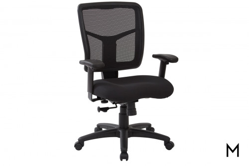Mesh Back Manager's Desk Chair with Height Adjustable Arms
