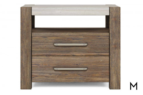 Schuler Bedside Chest with Two Drawers