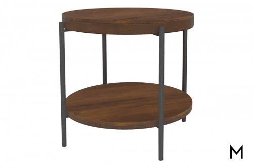 Two-Tier Round Side Table