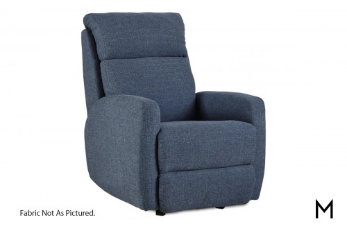 M Collection Primo Swivel Recliner in Halifax Dove