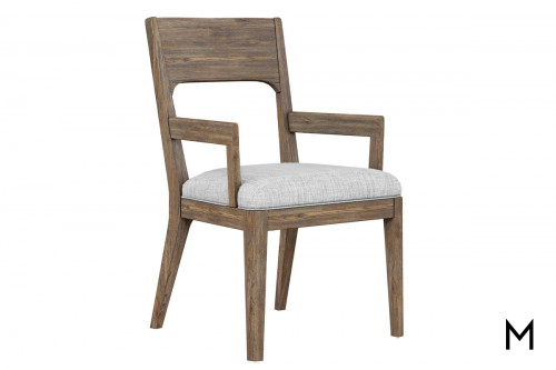 Transitional Arm Dining Chair
