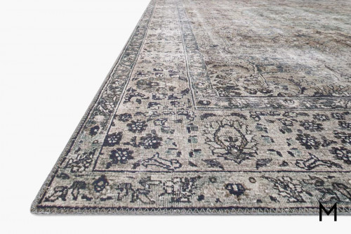 Layla Area Rug 5' x 8' in Taupe and Stone