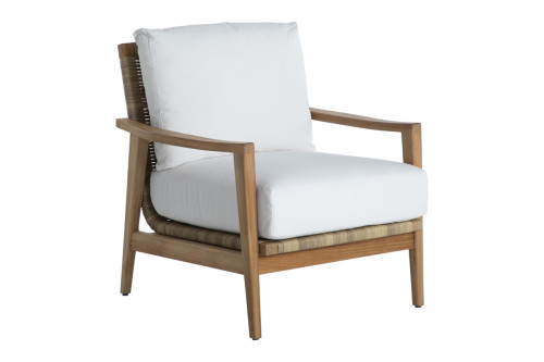 Positano Lounge Patio Chair with Cushioned Seat and Back