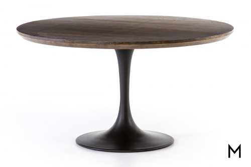 Powell Dining Table in English Brown Oak