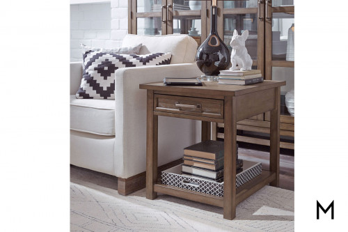 Terrace End Table with Drawer