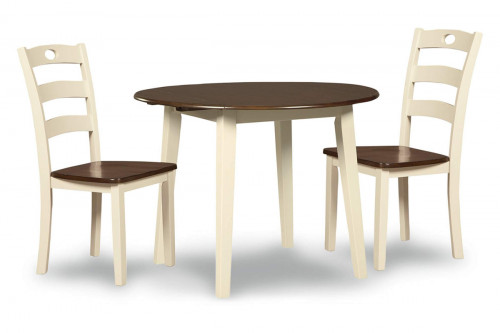 Waldenfield 3-Piece Drop-Leaf Dining Set with 1 Table and 2 Side Chairs