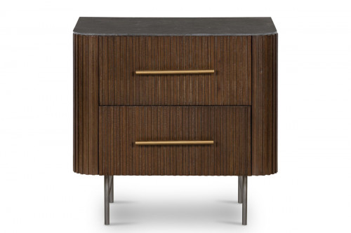 Faber Two Drawer Nightstand