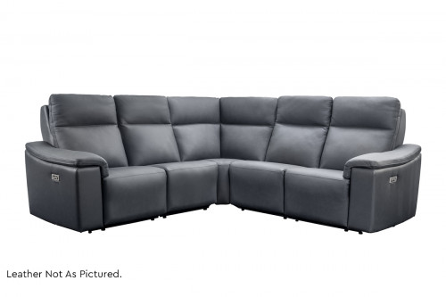 Kiara Five-Piece Reclining Sectional Sofa with Three Power Reclining Sections