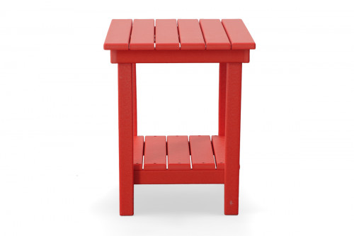 Outdoor End Table in Red