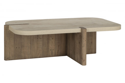 Daxton Coffee Table with Concrete Laminate Top