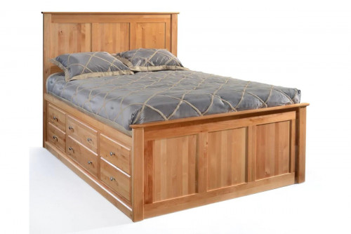 Chest of Drawers Queen Bed with Nine Storage Drawers