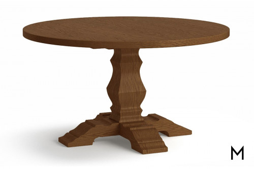 Taphouse Round Oak Dining Table