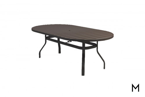 Round End Patio Dining Table