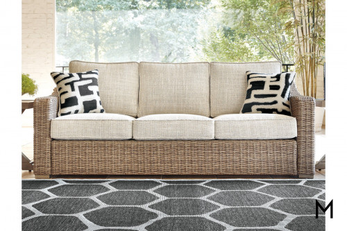 Woven Patio Sofa