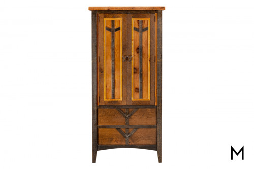 Yellowstone Dutton Armoire with Two-Doors and Two-Drawers