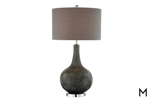 Textured Contemporary Table Lamp