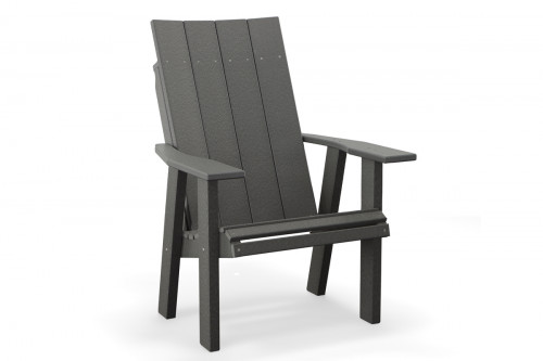 Contemporary Patio Chair in Dark Gray