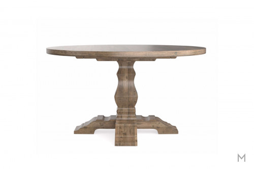 Tavern 54" Round Dining Table in Distressed Brown