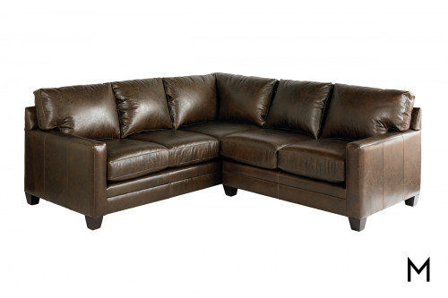 Landon 2-Piece Leather Sectional Sofa