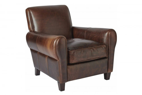 Carson Leather Accent Chair