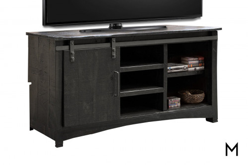 M Collection 63" Entertainment Console with Sliding Door