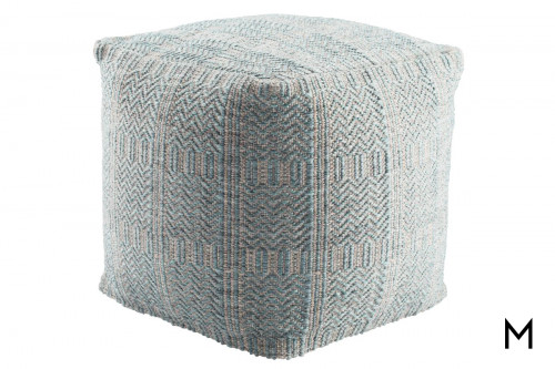 Roark Cube Pouf for Indoor or Outdoor Use