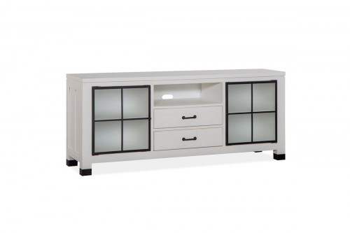 Harbor Springs 70" TV Console with Two Drawers and Glass Doors