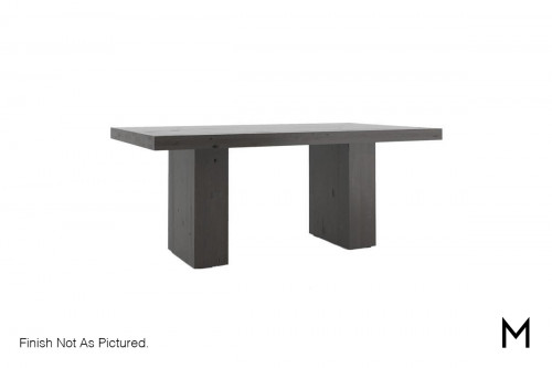 Double Pedestal 72" Dining Table
