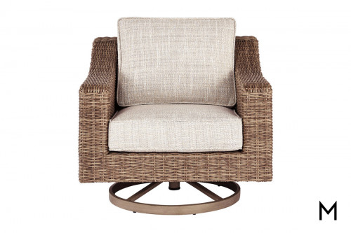 Woven Patio Swivel Lounge Chair