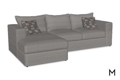 Mansfield Chaise Two-Piece Sectional Sofa