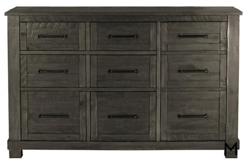 Sun Valley 9 Drawer Dresser with Felt Lined Top Drawers