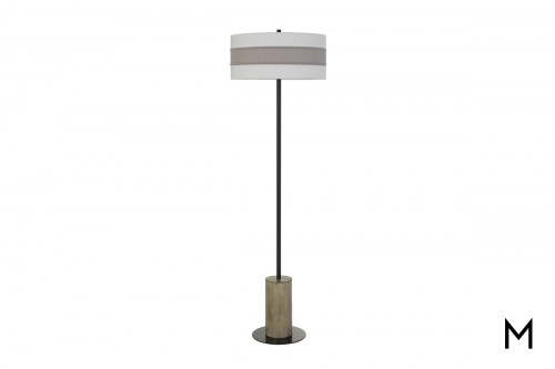 Jumilla Floor Lamp with Wood and Metal Base