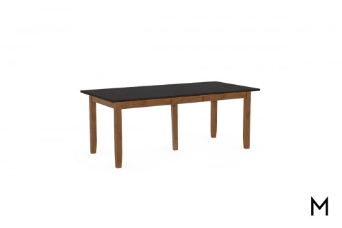 Rectangular Dining Table with One 18" Leaf