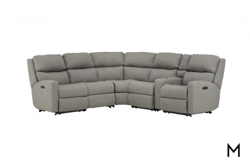 Power Reclining 6-Piece Sectional Sofa with Console