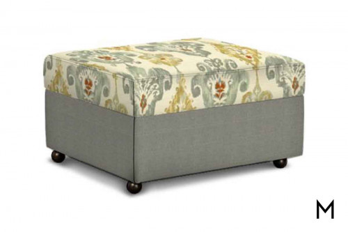 M Collection Mitsy Lift Top Storage Ottoman