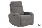 M Collection Twister Power Recliner with Glider Swivel Base Color Thumbnail Gray