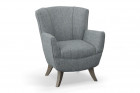 Beth Accent Chair in Stormy Blue Color Thumbnail Blue
