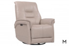 M Collection Cadwell Leather Recliner Color Thumbnail Beige