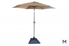 Tan Patio Umbrella with Square Base Color Thumbnail Tan