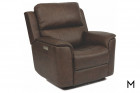 Leather Power Recliner Color Thumbnail Brown
