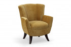 Beth Accent Chair in Butterscotch Yellow Color Thumbnail Yellow