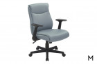 Mid-Back Managers Office Chair with Flip Up Arms Color Thumbnail Gray