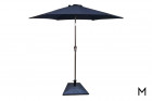 Navy Patio Umbrella with Square Base Color Thumbnail Navy