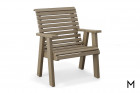 Roll-Back Patio Chair in Weatherwood Color Thumbnail Weatherwood